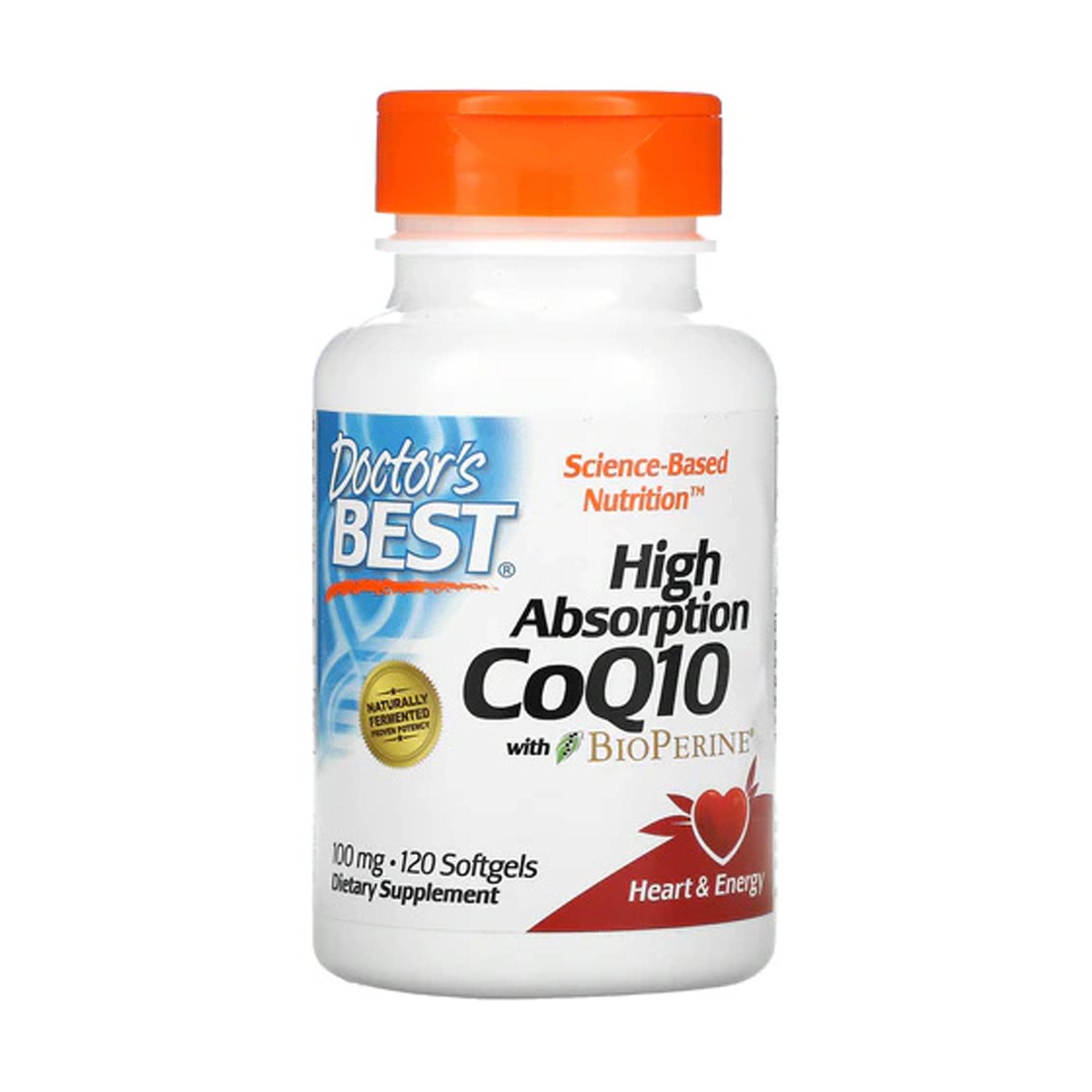 Коензим Q10 Doctor's Best High Absorption CoQ10, 100 мг, 120 гелевих капсул