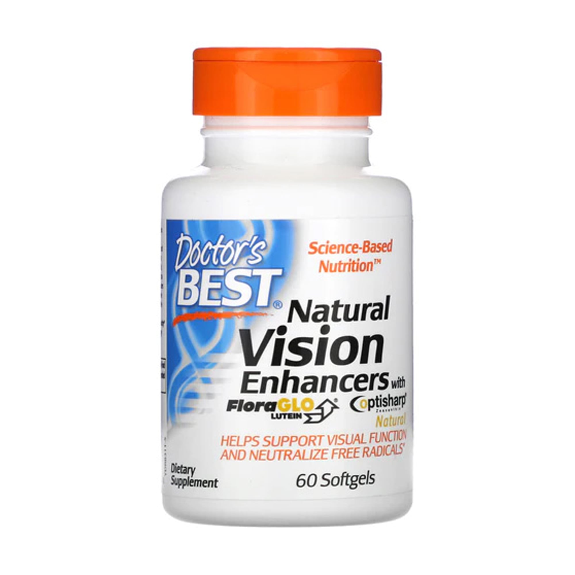 Покращення зору Doctor's Best Natural Vision Enhancers, 60 гелевих капсул